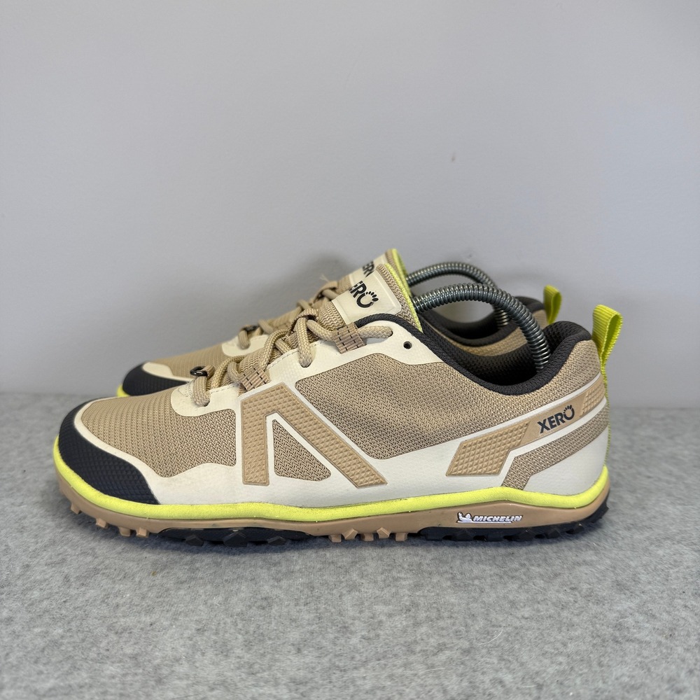 Xero Women's Tan and Lime Low-Profile Trail Shoes